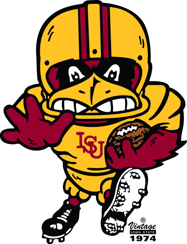 Iowa State Cyclones 1974-1983 Mascot Logo v2 diy iron on heat transfer
